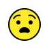 Anguished face transparent PNG