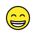 Beaming face with smiling eyes transparent PNG