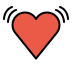Beating heart transparent PNG