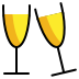 Clinking glasses transparent PNG