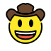 Cowboy hat face transparent PNG