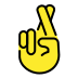 Crossed fingers transparent PNG