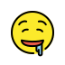 Drooling face transparent PNG