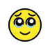 Face holding back tears transparent PNG