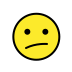 Face with diagonal mouth transparent PNG icon