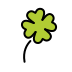 Four leaf clover transparent PNG