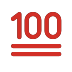 Hundred points transparent PNG