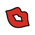 Kiss mark transparent PNG