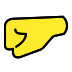 Left-facing fist transparent PNG