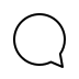 Left speech bubble transparent PNG