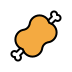 Meat on bone transparent PNG