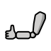Mechanical arm transparent PNG
