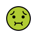 Nauseated face transparent PNG