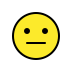 Neutral face transparent PNG