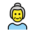 Old woman transparent PNG