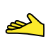 Palm up hand transparent PNG
