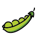 Pea pod transparent PNG