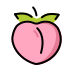 Peach transparent PNG