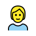 Person: blond hair transparent PNG