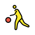 Person bouncing ball transparent PNG