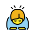 Person bowing transparent PNG