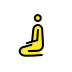 Person kneeling transparent PNG