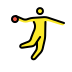 Person playing handball transparent PNG