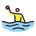 Person playing water polo transparent PNG