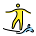 Person surfing transparent PNG