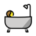 Person taking bath transparent PNG