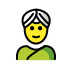 Person wearing turban transparent PNG