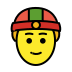 Person with skullcap transparent PNG
