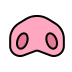 Pig nose transparent PNG
