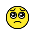 Pleading face transparent PNG