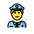 Police officer transparent PNG