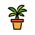 Potted plant transparent PNG