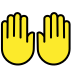 Raising hands transparent PNG