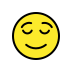 Relieved face transparent PNG icon