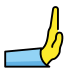 Rightwards pushing hand transparent PNG