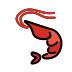 Shrimp transparent PNG icon