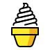 Soft ice cream transparent PNG