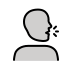 Speaking head transparent PNG