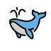 Spouting whale transparent PNG