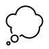 Thought balloon transparent PNG