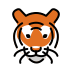 Tiger face transparent PNG