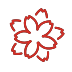 White flower transparent PNG