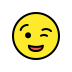 Winking face transparent PNG