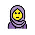 Woman with headscarf transparent PNG