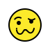 Woozy face transparent PNG