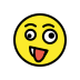 Zany face transparent PNG